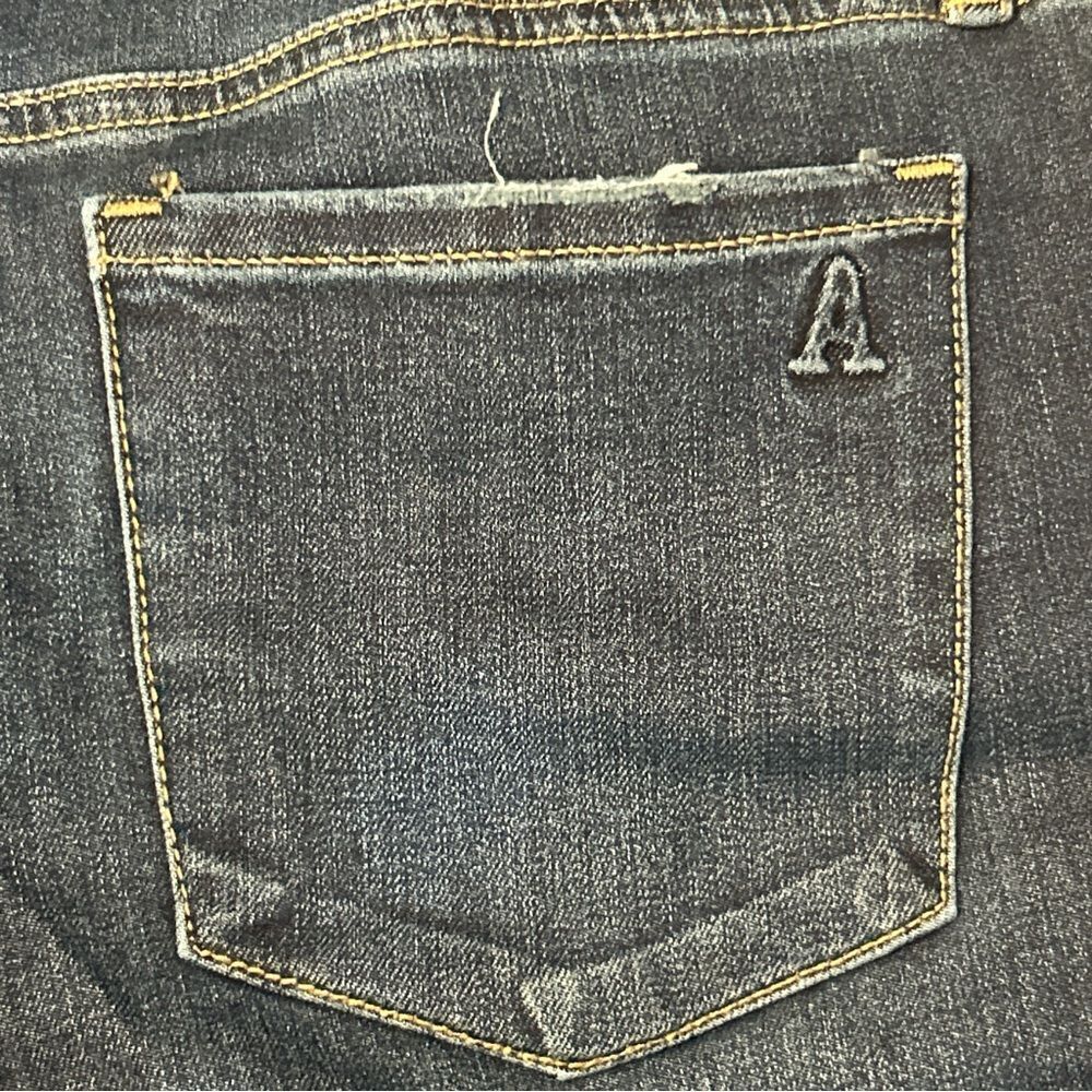Articles of Society Katie Skinny Crop Helsinki Blue Distressed Size 27 - Picture 8 of 11